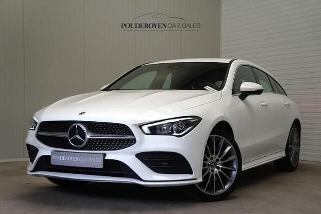 Wit Gebruikt 2021 Mercedes CLA250 Shooting Brake AMG line Stationwagen | € 28.900 (Goede deal) - Afbeelding 1/4