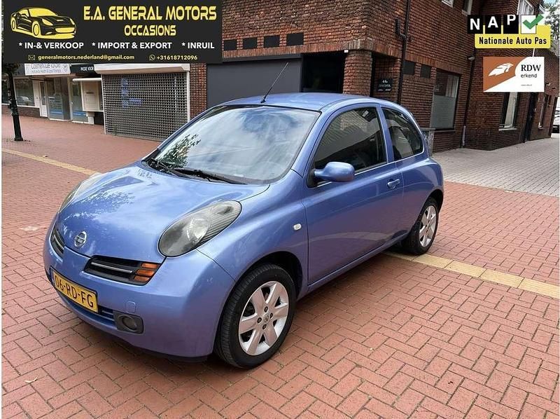 Blauw Gebruikt 2005 Nissan Micra Acenta Hatchback | € 799 - Afbeelding 1/4