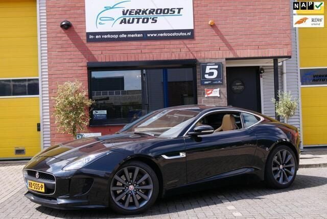 Zwart, metallic lak Gebruikt 2016 Jaguar F-Type Coupé | € 39.950 (Eerlijke prijs) - Afbeelding 1/4