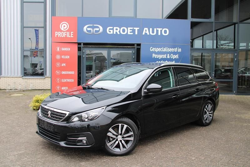 Occasion Peugeot 308 SW Allure 2018 Zwart Stationwagen