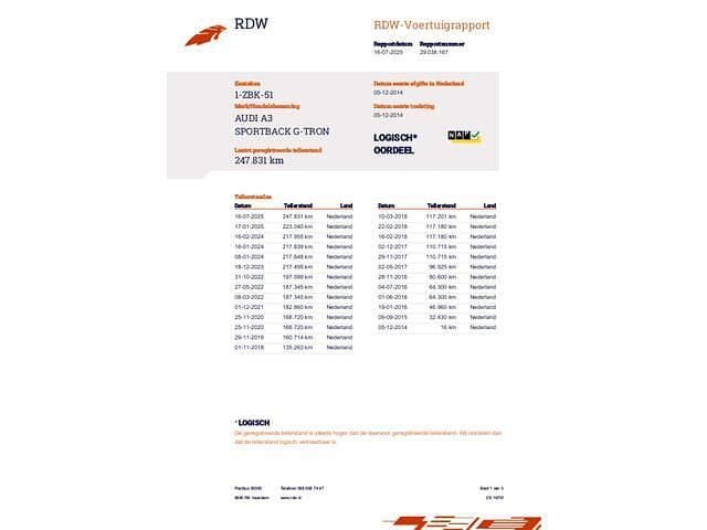 Occasion Audi A3 Sportback g-tron Attraction 110 PK (80 kW) 2014 Zwart Hatchback