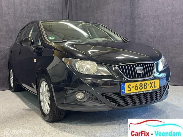 Zwart Gebruikt 2012 Seat Ibiza Style Hatchback | € 5.995 (Eerlijke prijs) - Afbeelding 1/4