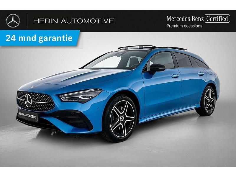 Blauw Gebruikt 2024 Mercedes CLA250 Shooting Brake Advanced Plus Stationwagen | € 43.900 (Iets duurder) - Afbeelding 1/4