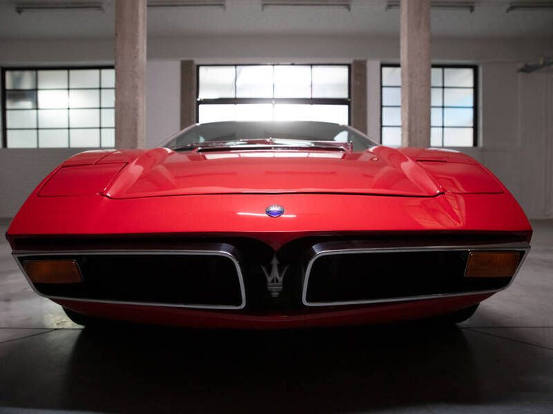 Rood Gebruikt 1972 Maserati Bora Coupé | € 140.000 - Afbeelding 1/4