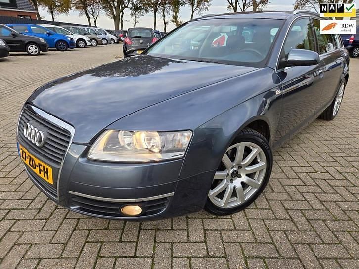 Blauw (metallic) Gebruikt 2008 Audi A6 Business Stationwagen | € 2.850 (Goede deal) - Afbeelding 1/4