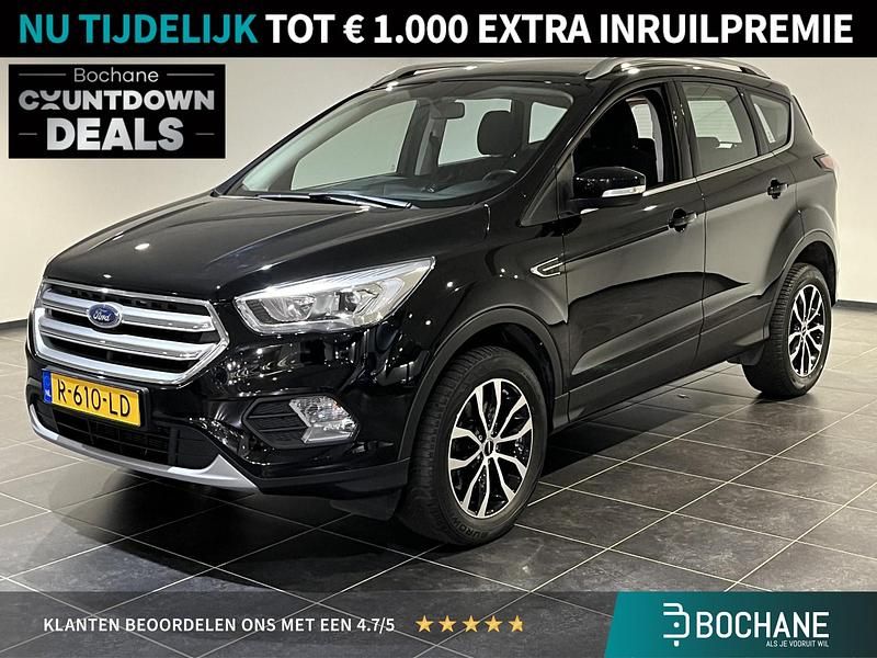 Zwart Gebruikt 2018 Ford Kuga Titanium SUV | € 16.945 (Goede deal) - Afbeelding 1/4