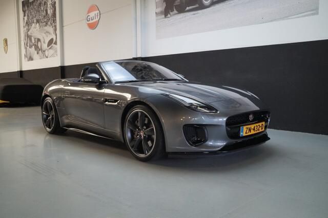 Grijs, metallic lak Gebruikt 2019 Jaguar F-Type R-Dynamic Cabriolet | € 59.950 (Duur) - Afbeelding 1/4
