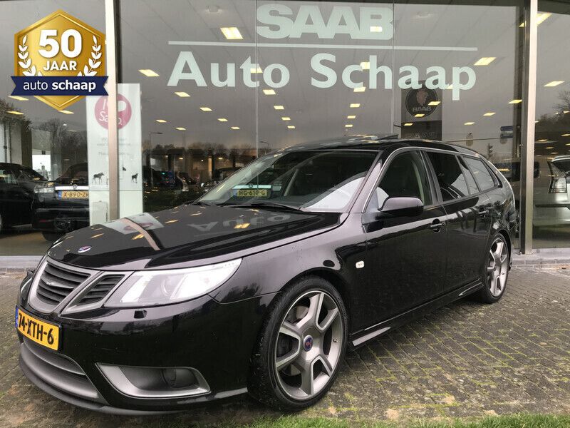 Zwart, metallic lak Gebruikt 2008 Saab 9-3 Aero Stationwagen | € 11.950 - Afbeelding 1/4