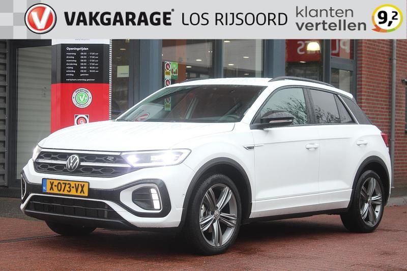Wit Gebruikt 2024 VW T-Roc R-line SUV | € 29.295 (Super prijs) - Afbeelding 1/4