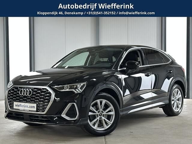 Zwart Gebruikt 2021 Audi Q3 Sportback S-Line SUV | € 35.950 (Super prijs) - Afbeelding 1/4