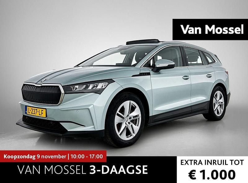 Grijs Gebruikt 2021 Skoda Enyaq iV SUV | € 26.900 (Eerlijke prijs) - Afbeelding 1/4