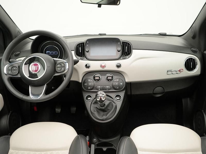 Grijs Gebruikt 2020 Fiat 500C Star Cabriolet | € 11.250 (Super prijs) - Afbeelding 1/4