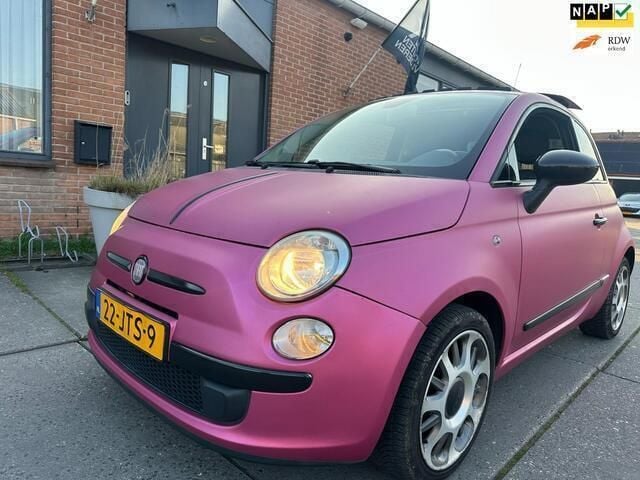 Paars Gebruikt 2009 Fiat 500 Lounge Hatchback | € 5.999 (Duur) - Afbeelding 1/4