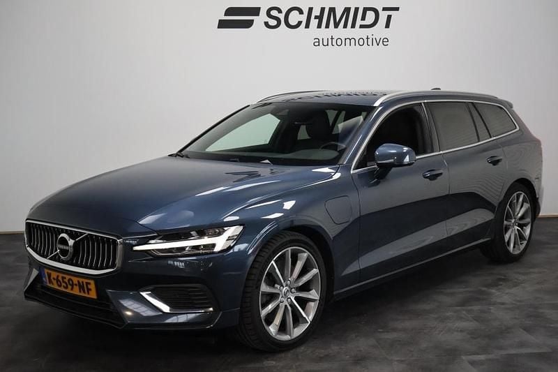 Blauw (metallic) Occasion 2021 Volvo V60 Inscription Stationwagen | € 24.995 (Super prijs) - Afbeelding 1/4