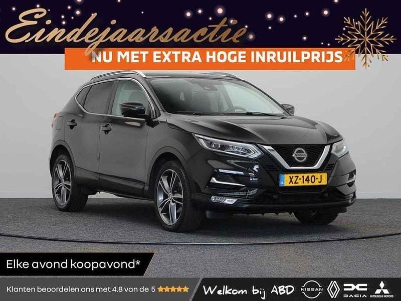 Zwart Gebruikt 2019 Nissan Qashqai Tekna SUV | € 16.400 (Goede deal) - Afbeelding 1/3