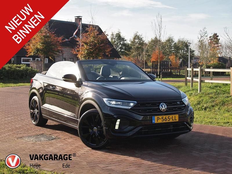 Zwart Gebruikt 2022 VW T-Roc Cabriolet R-line Cabriolet | € 32.490 (Eerlijke prijs) - Afbeelding 1/4