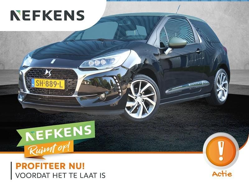 Zwart Gebruikt 2018 DS Automobiles DS3 Business Hatchback | € 12.400 (Eerlijke prijs) - Afbeelding 1/3