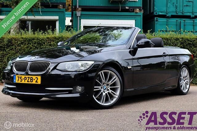 Zwart Gebruikt 2010 BMW 325 Cabriolet Executive Cabriolet | € 16.995 (Duur) - Afbeelding 1/4
