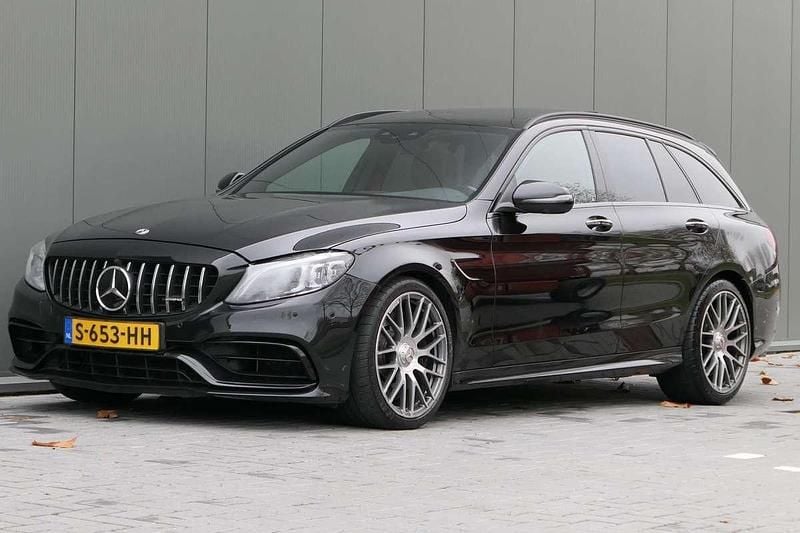 Zwart Gebruikt 2019 Mercedes C63 AMG Premium Plus Stationwagen | € 44.940 (Super prijs) - Afbeelding 1/4
