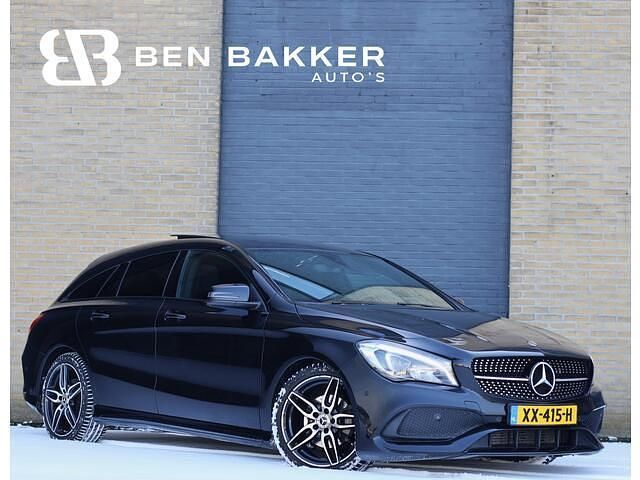 Occasion Mercedes CLA180 Shooting Brake AMG line 122 PK (89 kW) 2019 Zwart (metallic) Stationwagen