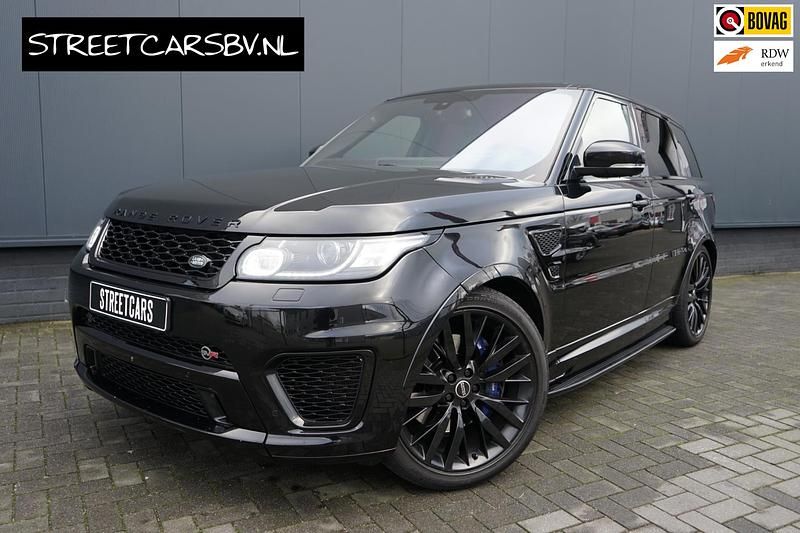 Zwart Gebruikt 2016 Land Rover Range Rover SVR SUV | € 44.950 - Afbeelding 1/4
