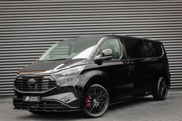 Zwart Nieuw 2024 Ford Transit Custom Limited Van | € 41.945 (Eerlijke prijs) - Afbeelding 1/4