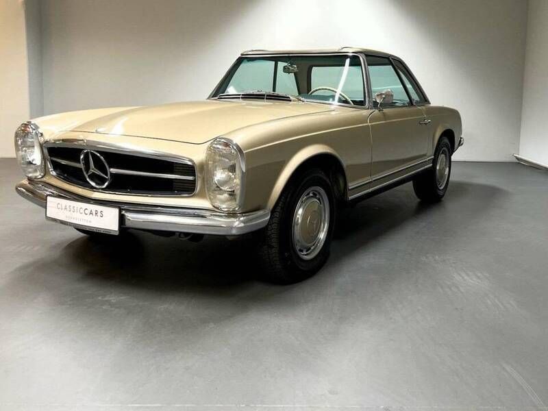 Beigetunisbeige Gebruikt 1967 Mercedes 250 Cabriolet | € 99.900 - Afbeelding 1/4