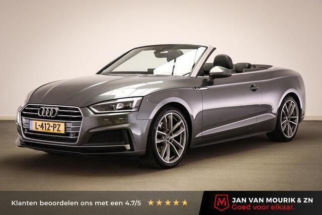 Grijs, metallic lak Gebruikt 2018 Audi A5 Cabriolet Design Cabriolet | € 29.900 (Eerlijke prijs) - Afbeelding 1/4