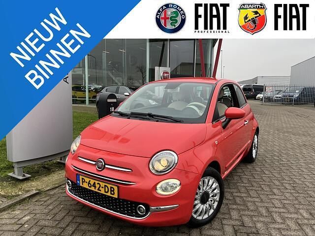 Rood Occasion 2019 Fiat 500 Lounge Cabriolet | € 10.950 (Goede deal) - Afbeelding 1/4