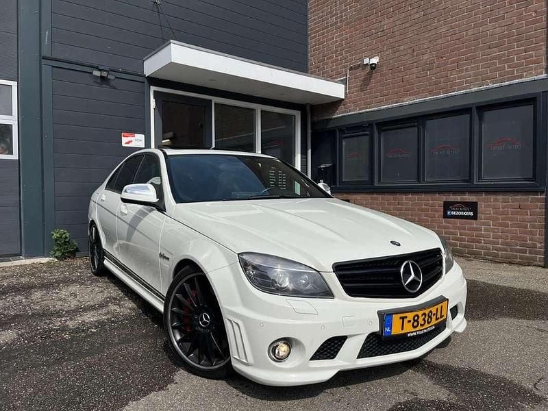 Wit Gebruikt 2008 Mercedes C63 AMG AMG Sedan | € 27.990 (Super prijs) - Afbeelding 1/4