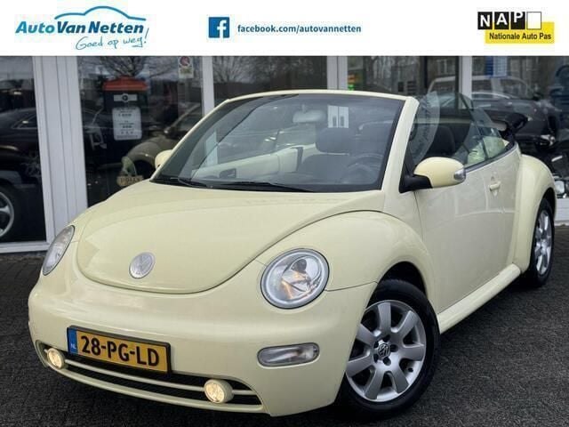 Beige Gebruikt 2003 VW Beetle Highline Cabriolet | € 3.250 (Eerlijke prijs) - Afbeelding 1/4