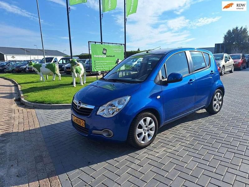 Blauw Gebruikt 2010 Opel Agila Edition Stationwagen | € 3.499 (Eerlijke prijs) - Afbeelding 1/4