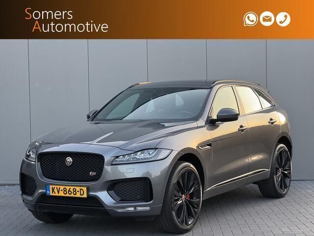 Grijs Gebruikt 2016 Jaguar F-Pace S SUV | € 24.950 (Goede deal) - Afbeelding 1/4