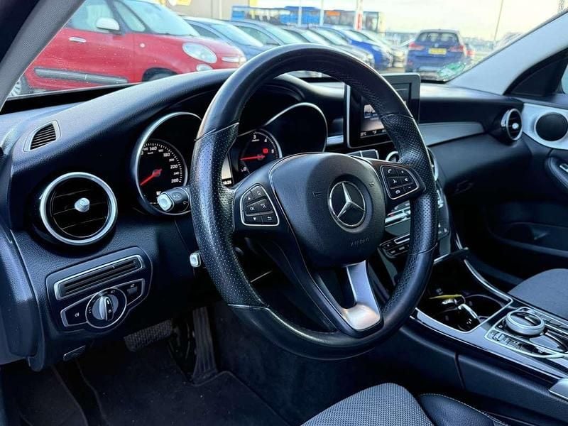 Occasion Mercedes C200 Business 220 PK (161 kW) 2018 Zwart Stationwagen