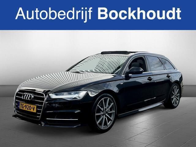 Zwart Gebruikt 2018 Audi A6 S-Line Stationwagen | € 36.940 (Iets duurder) - Afbeelding 1/4