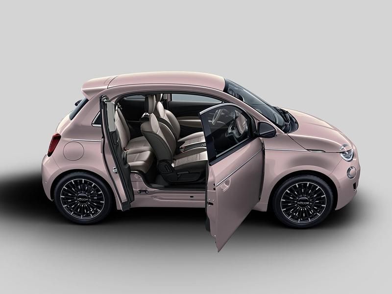 Nieuw Fiat 500e La Prima 86 kW (118 PK) 2025 Oro rosa (237) Hatchback