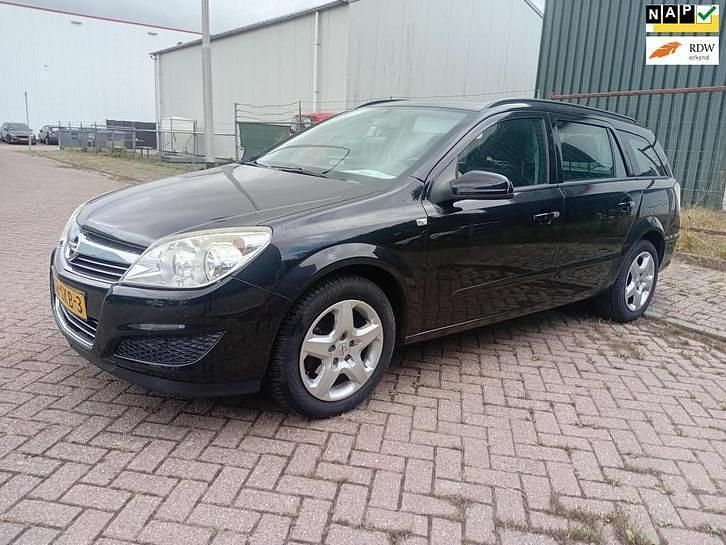 Zwart Gebruikt 2008 Opel Astra Business Stationwagen | € 2.450 (Eerlijke prijs) - Afbeelding 1/4