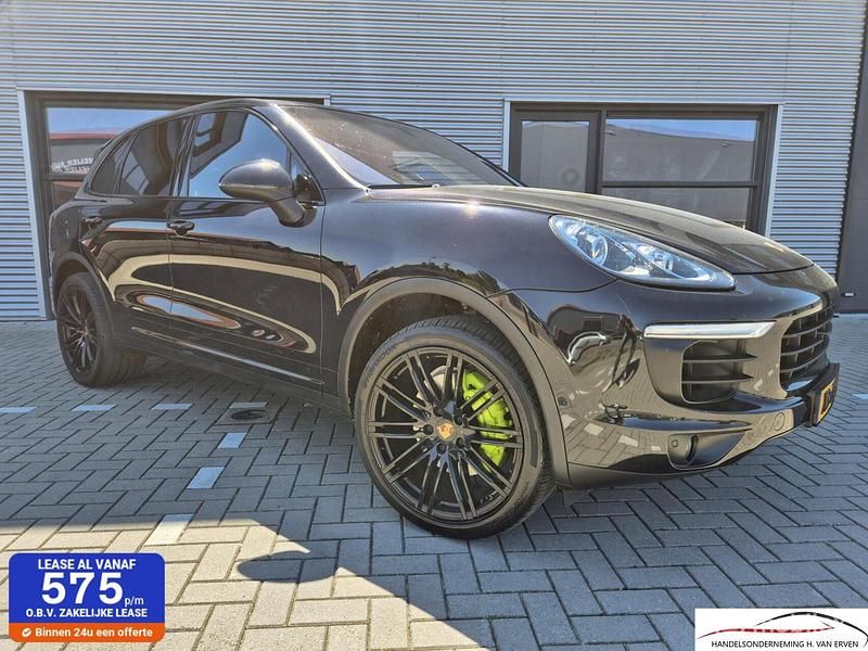 Zwart Gebruikt 2015 Porsche Cayenne SUV | € 35.900 (Eerlijke prijs) - Afbeelding 1/4