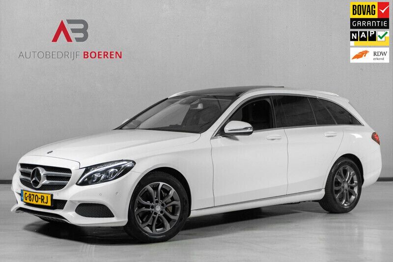 Wit Gebruikt 2015 Mercedes C250 Prestige Stationwagen | € 19.950 (Eerlijke prijs) - Afbeelding 1/4