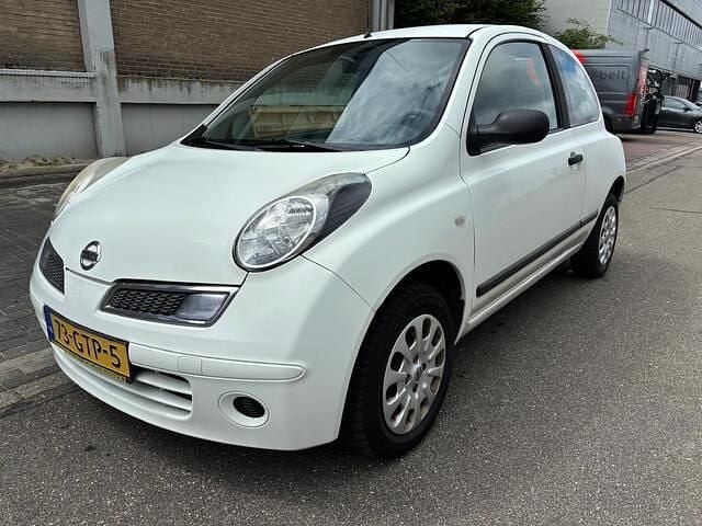 Wit Gebruikt 2008 Nissan Micra Pure Hatchback | € 1.999 (Goede deal) - Afbeelding 1/4