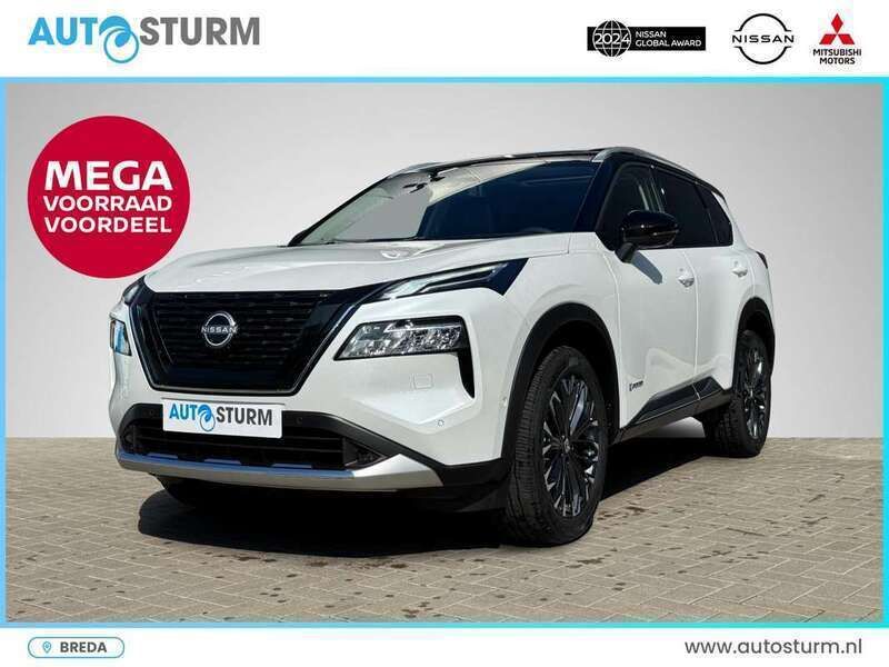 Pearl white + zwart dak Nieuw 2025 Nissan X-Trail Tekna+ SUV | € 62.853 (Iets duurder) - Afbeelding 1/4