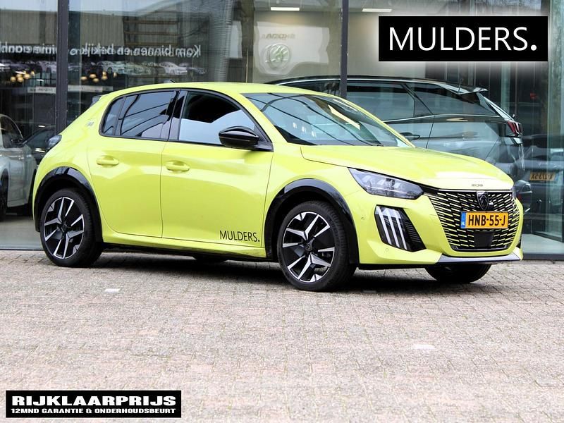 Geel Gebruikt 2025 Peugeot e-208 GTi Hatchback | € 29.897 - Afbeelding 1/3