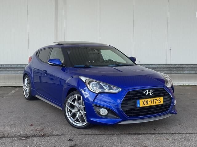 Blauw Gebruikt 2013 Hyundai Veloster Turbo Coupé | € 12.950 - Afbeelding 1/4