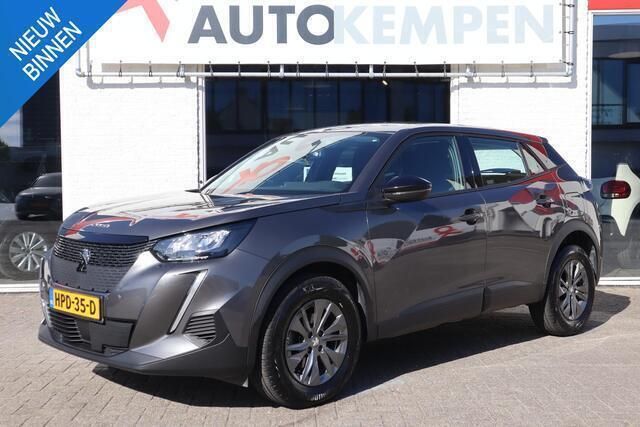 Grijs Gebruikt 2022 Peugeot 2008 Allure SUV | € 18.900 (Super prijs) - Afbeelding 1/4