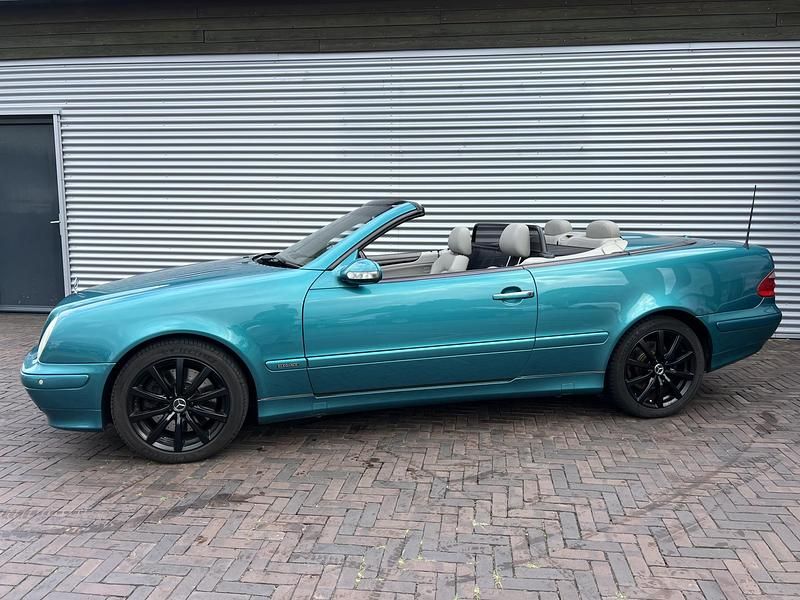 Occasion Mercedes CLK430 Elegance 279 PK (205 kW) 2002 Groen Cabriolet