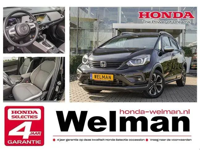 Zwart Gebruikt 2021 Honda Jazz Hatchback | € 23.950 (Eerlijke prijs) - Afbeelding 1/3