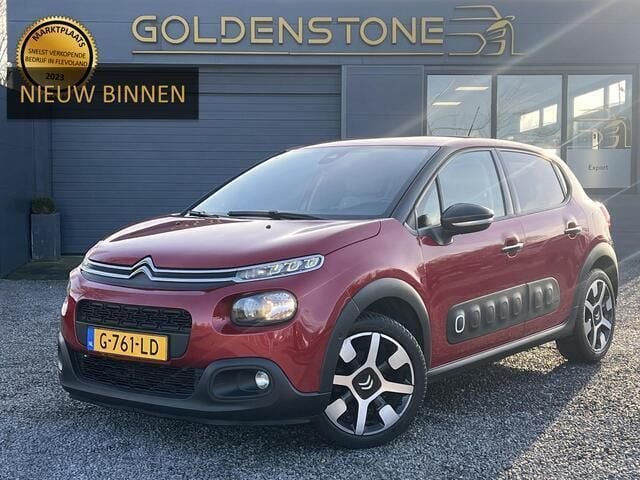 Rood Gebruikt 2019 Citroën C3 PureTech Hatchback | € 8.743 (Super prijs) - Afbeelding 1/4