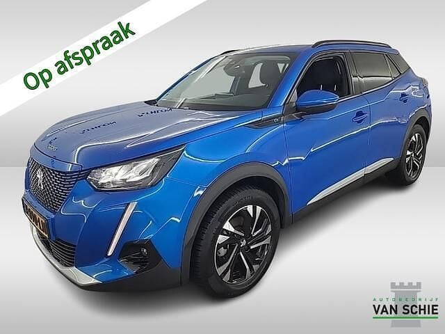 Blauw Gebruikt 2021 Peugeot e-2008 Allure SUV | € 15.900 (Goede deal) - Afbeelding 1/4