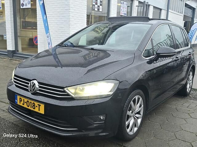 Zwart Gebruikt 2014 VW Golf Sportsvan Highline MPV | € 8.499 (Eerlijke prijs) - Afbeelding 1/4