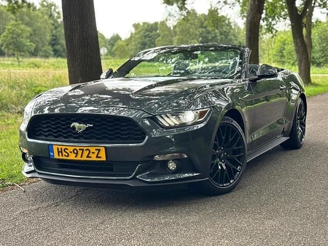 Groen Occasion 2016 Ford Mustang Convertible Cabriolet | € 29.998 (Eerlijke prijs) - Afbeelding 1/4